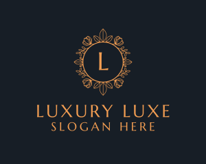 Luxury Flower Beauty logo design