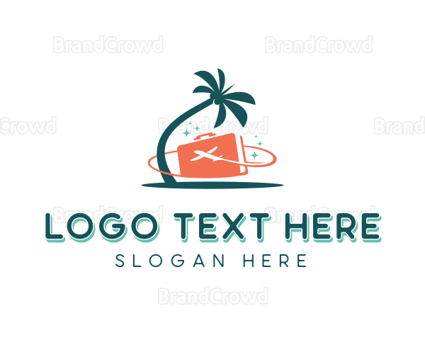 Vacation Getaway Suitcase Logo