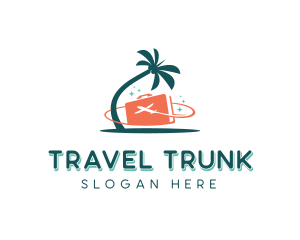 Suitcase - Vacation Getaway Suitcase logo design