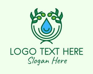 Leaf - Natural Olive Extract logo design