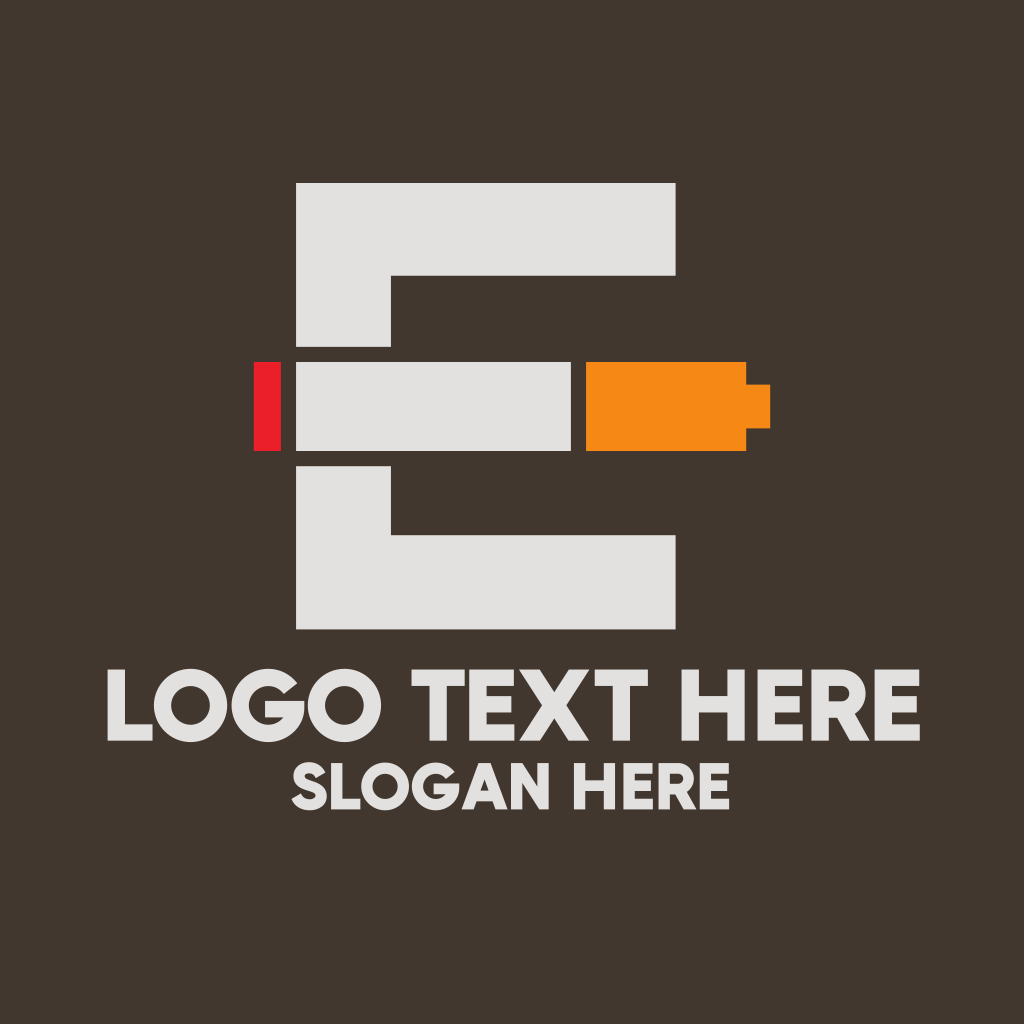 E-Cigarette Vape Pen Logo - BrandCrowd Logo Maker