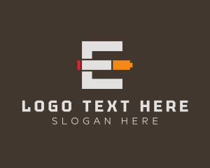 Tobacco - Cigarette Company Letter E logo design