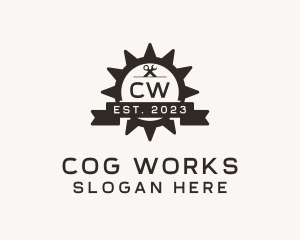 Mechanic Gear Cog logo design