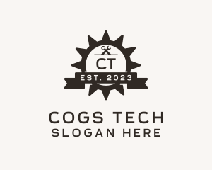 Mechanic Gear Cog logo design