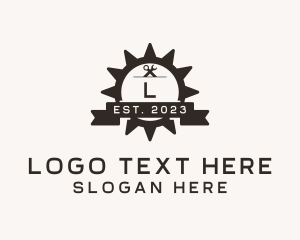 Mechanic Gear Cog Logo