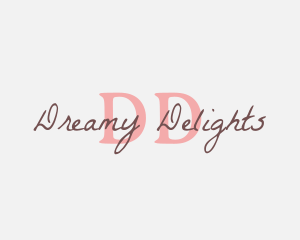 Feminine Script Writing logo design