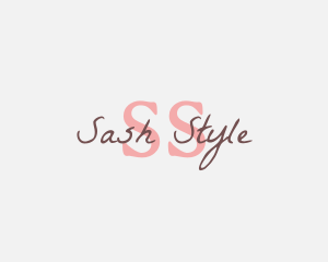 Feminine Script Writing logo design