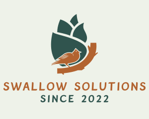 Swallow - Bird Eco Park logo design