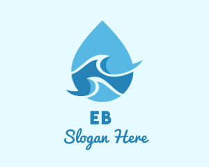 Extract - Sea Water Droplet logo design