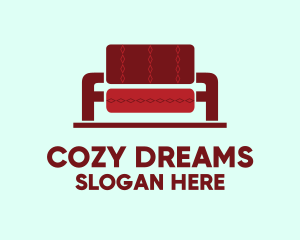 Red Couch Furniture logo design