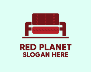 Red Couch Furniture logo design