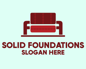 Furnishing - Red Couch Furniture logo design