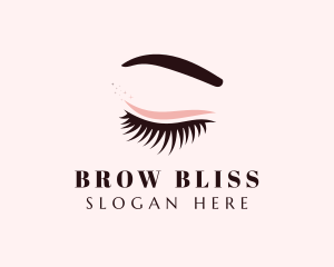 Eyebrow - Eyelash Eyebrow Makeup logo design