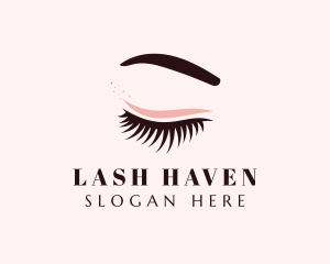 Eyelash Eyebrow Makeup logo design