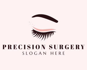 Eyelash Eyebrow Makeup logo design