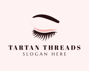 Eyelash Eyebrow Makeup logo design