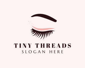 Eyelash Eyebrow Makeup logo design