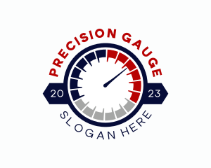 Gauge - Automotive Speed Meter logo design