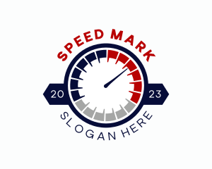 Automotive Speed Meter logo design