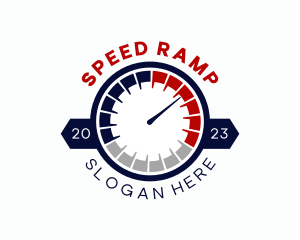 Automotive Speed Meter logo design