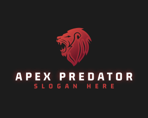 Predator - Lion Wild Predator logo design