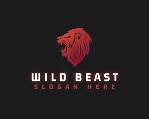 Lion Wild Predator  logo design