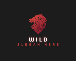 Lion Wild Predator  logo design