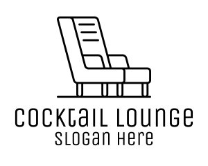 Monoline Lounge Chair logo design