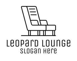 Monoline Lounge Chair logo design
