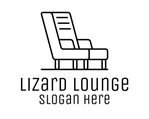 Monoline Lounge Chair logo design