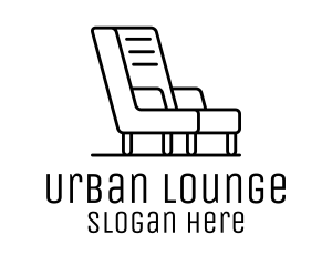 Lounge - Monoline Lounge Chair logo design