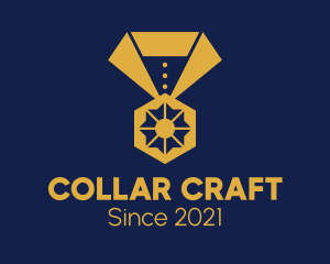 Collar - Golden Olympic Medal logo design