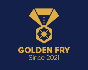 Golden Olympic Medal  logo design