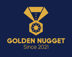 Golden Olympic Medal  logo design