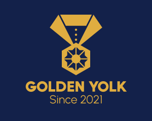 Golden Olympic Medal  logo design