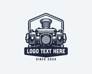 Vintage - Engine Automotive Mechanic logo design