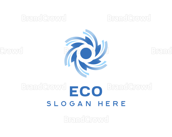 Wind Industrial Fan Logo