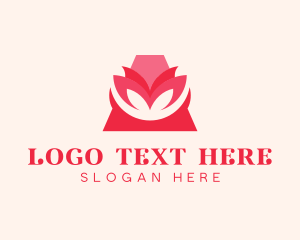 Fashion - Beauty Flower Letter A logo design