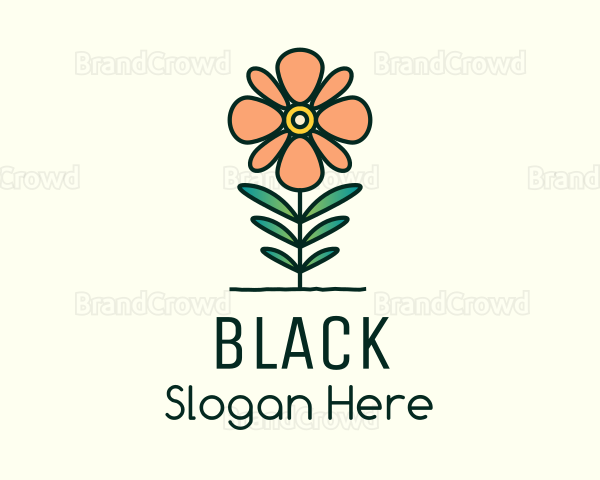 Daisy Plant Flower Logo