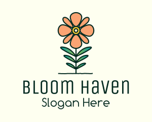 Floriculture - Daisy Plant Flower logo design