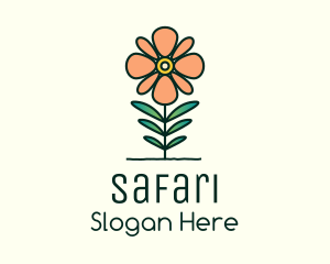 Landscape Designer - Daisy Plant Flower logo design