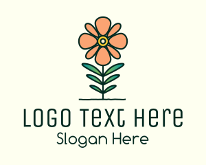 Florist - Daisy Plant Flower logo design