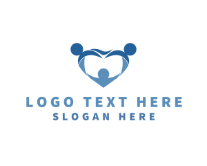 Love - Family Parenting Children logo design