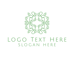 Organic - Natural Organic Leaves logo design