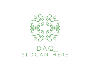 Organic Products - Natural Organic Leaves logo design