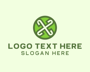 Celtic Knot - Medieval Shield Letter X logo design