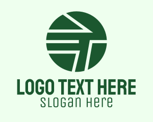 Circle - Abstract Green Circle logo design