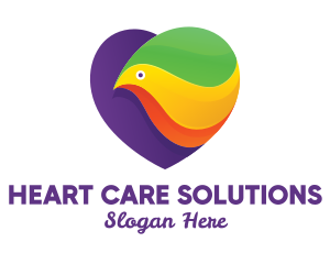 Spa Colorful Bird logo design