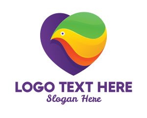 Vet - Spa Colorful Bird logo design