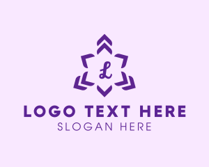 Negative Space - Flower Jewelry Fashion Boutique logo design